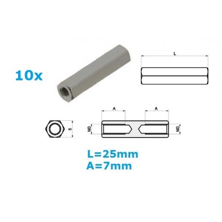 Distanziale in ottone