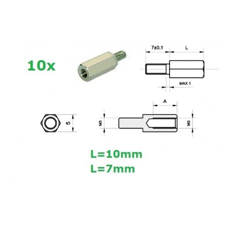Distanziale in ottone