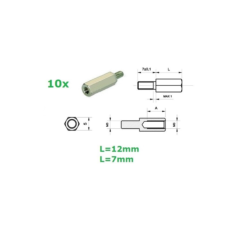 Distanziale in ottone