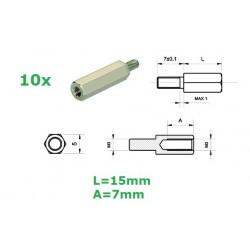 Distanziale in ottone