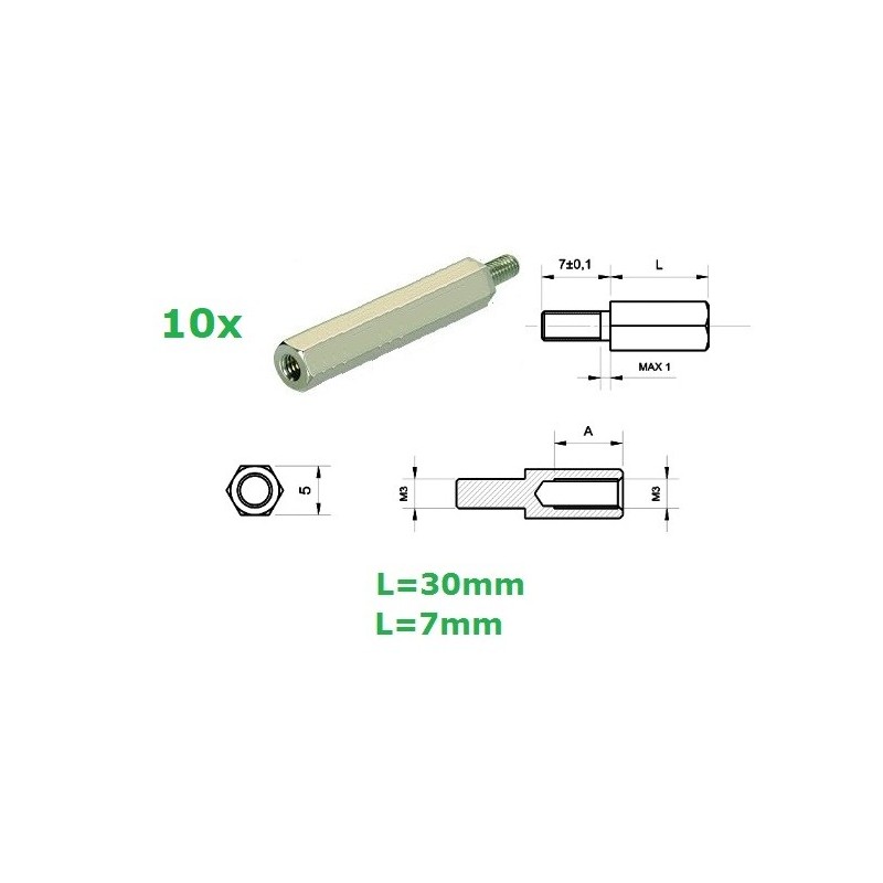 Distanziale in ottone