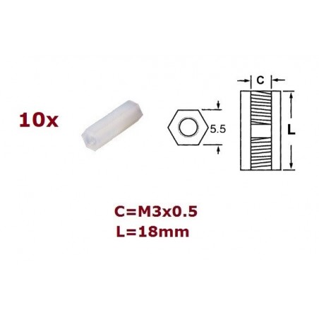 Distanziale in nylon