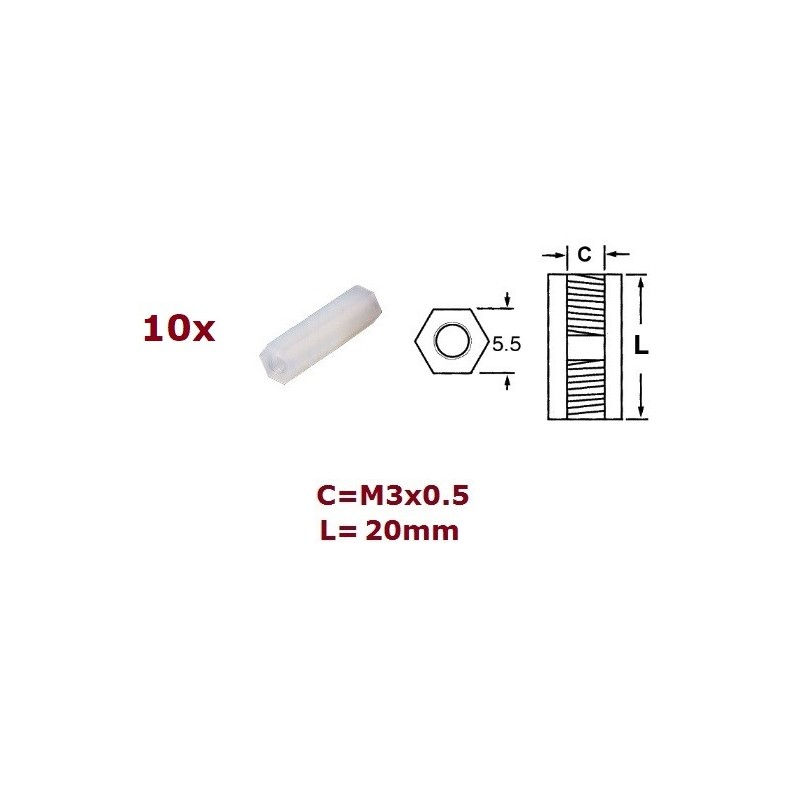 Distanziale in nylon