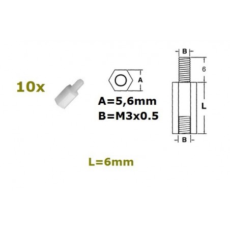 Distanziale in nylon