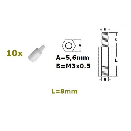 Distanziale in nylon