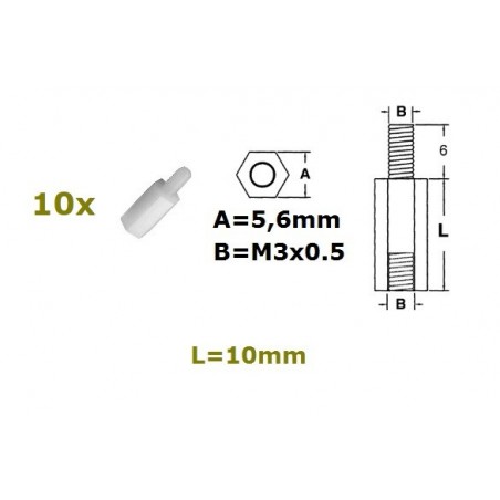 Distanziale in nylon