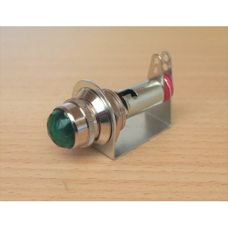 Portalampadina con gemma VERDE