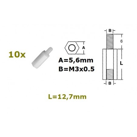 Distanziale in nylon