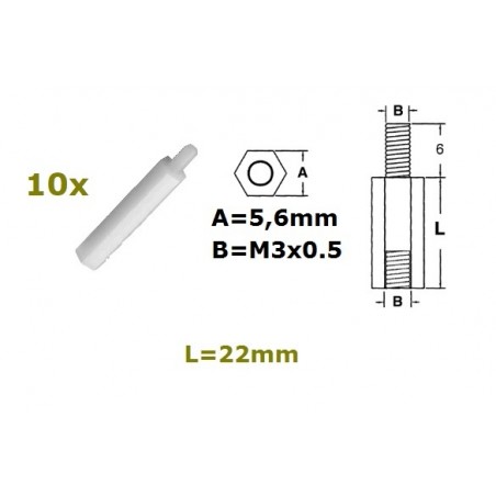Distanziale in nylon