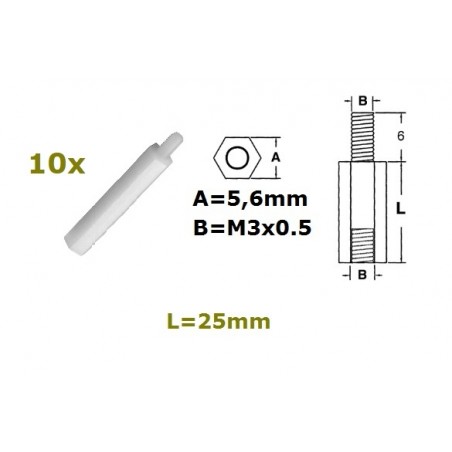 Distanziale in nylon