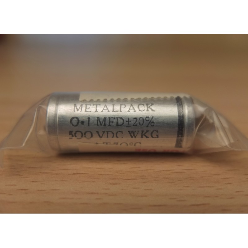 TCC "Metalpack" 0,1uF/500V