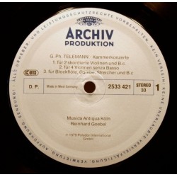 Georg Philipp Telemann, Kammerkonzerte