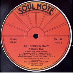 Bill Dixon: In Italy - Volume Two