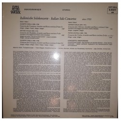 Torelli, Vivaldi, Locatelli: Italian Solo Concertos