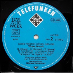 Georg Friedrich Händel: Water Musick