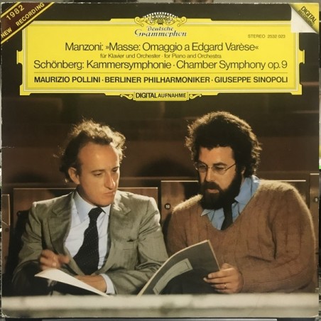 Manzoni, Schönberg, ''Masse: Omaggio A Edgard Varèse'', Kammersymphonie Op. 9