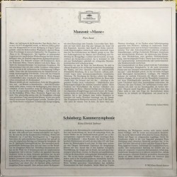 Manzoni, Schönberg, ''Masse: Omaggio A Edgard Varèse'', Kammersymphonie Op. 9