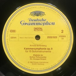 Manzoni, Schönberg, ''Masse: Omaggio A Edgard Varèse'', Kammersymphonie Op. 9