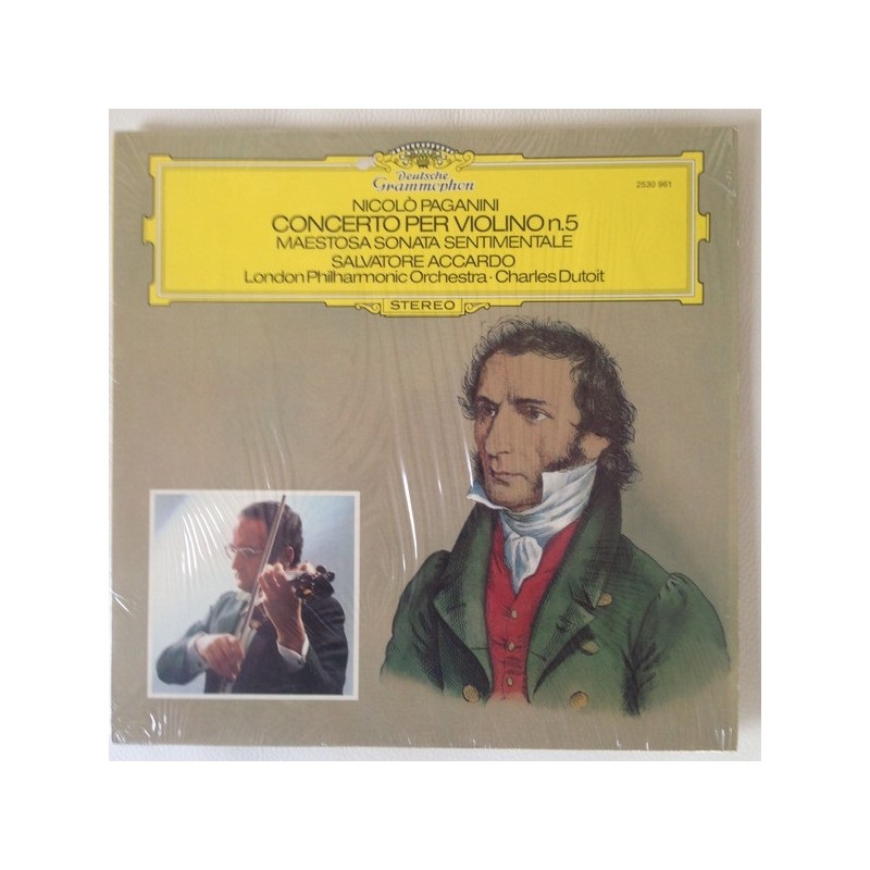 Nicolò Paganini: Concerto Per Violino N.5, Maestosa Sonata Sentimentale