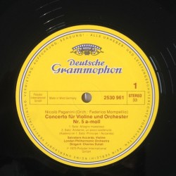 Nicolò Paganini: Concerto Per Violino N.5, Maestosa Sonata Sentimentale