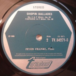Peter Frankl: Chopin, 4 Ballades & Fantasie