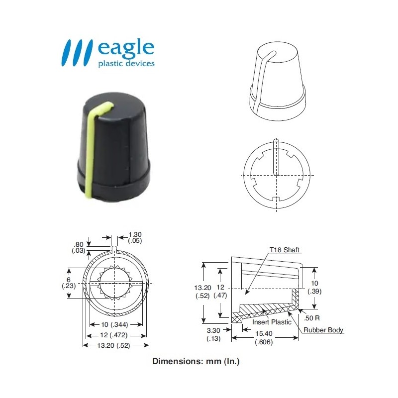 EAGLE Plastic ''soft touch'', YELLOW line
