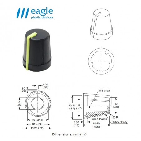 EAGLE Plastic ''soft touch'', YELLOW line