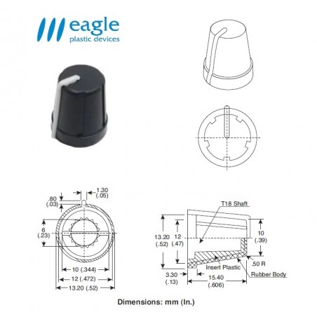 EAGLE Plastic ''soft touch'', GREY line