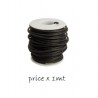 Cavo per cablaggi 20AWG ''solid core'', rivestito in stoffa NERA (€ al metro)