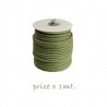Cavo per cablaggi 20AWG ''solid core'', rivestito in stoffa verde (al metro)
