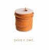 Cavo per cablaggi 20AWG 'solid core'', rivestito in stoffa arancione (al metro)