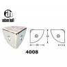 Adam Hall 4008, steel flat corner