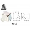 Adam Hall 4012, angoliera piatta in acciaio