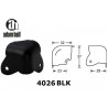 Adam Hall 4026BLK, black steel cabinet corner