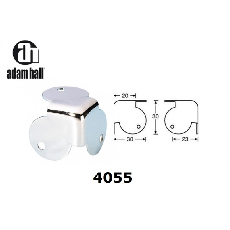 Adam Hall 4055, steel flat corner