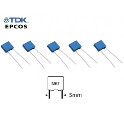 5x Epcos TDK 0,001uF/100V,...