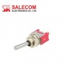 Salecom S04S, interruttore ON-ON subminiatura a levetta SPDT, pin a saldare