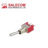 Salecom S04SP, SPDT subminiature ON-ON toggle switch, PCB pins