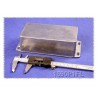 Hammond 1590P1FLBK, contenitore NERO flangiato in alluminio pressofuso, IP54
