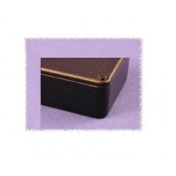 Hammond 1590BFLBK, contenitore NERO flangiato in alluminio pressofuso, IP54