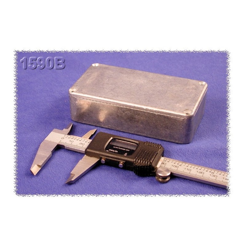 Hammond 1590BGY, diecast GREY aluminum enclosure, IP54