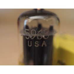 Sylvania 5963, selected preamp tube, made in USA