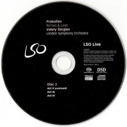 Sergei Prokofiev: Romeo & Juliet, Valery Gergiev, London Symphony, 2x SACD, LSO0682