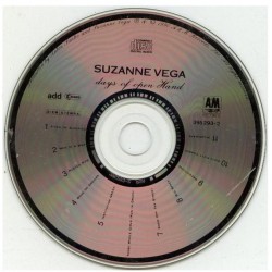 Suzanne Vega: Days Of Open Hand, CD, A&M Records, 0082839529327