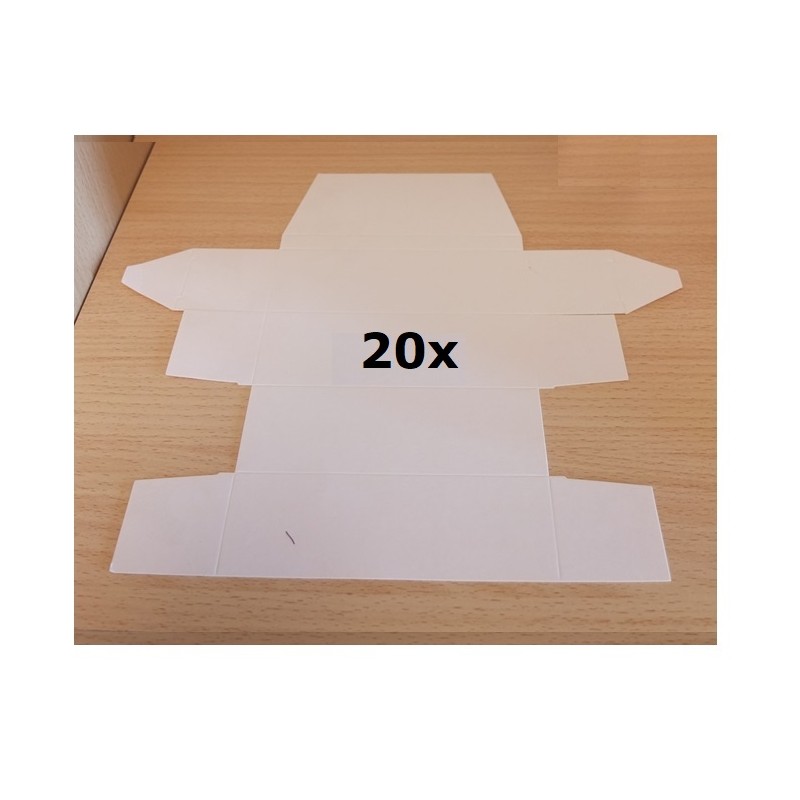 20x Empty white box for tubes like EL34/6L6GC