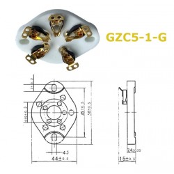 GZC5-1-G, UX5 GOLD ceramic...