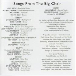Tears For Fears: Songs From The Big Chair, Mercury, CD, 042282430021