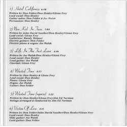 Eagles: Hotel California, Asylum Records, CD, 075596050920