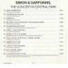 Simon & Garfunkel: The Concert In Central Park, Geffen Records, CD, 5099708857523