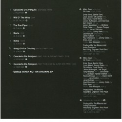 Miles Davis: Sketches Of Spain, Columbia, CD, 074646514221